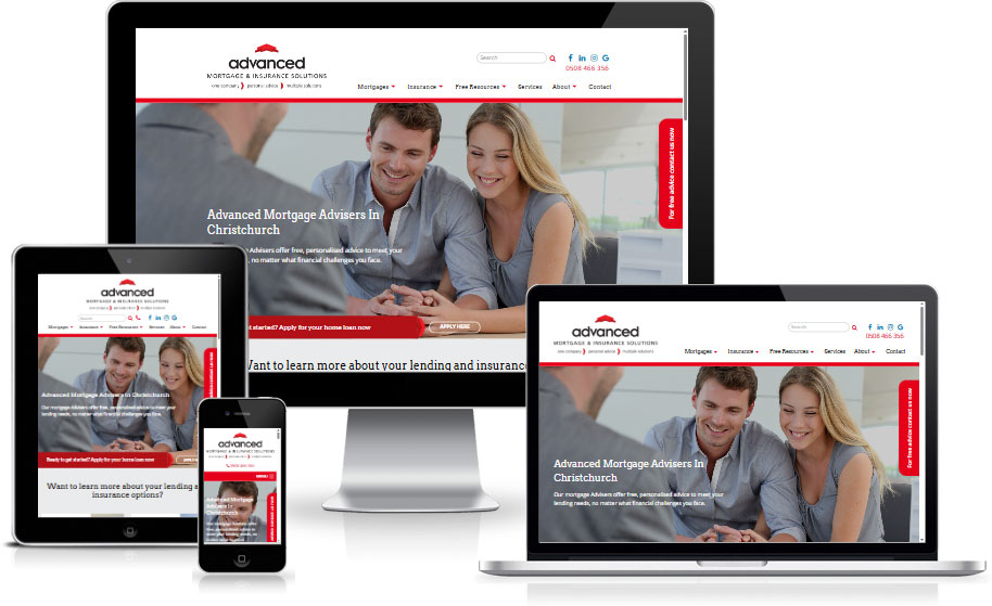 Advanced Mortgage Solutions website
