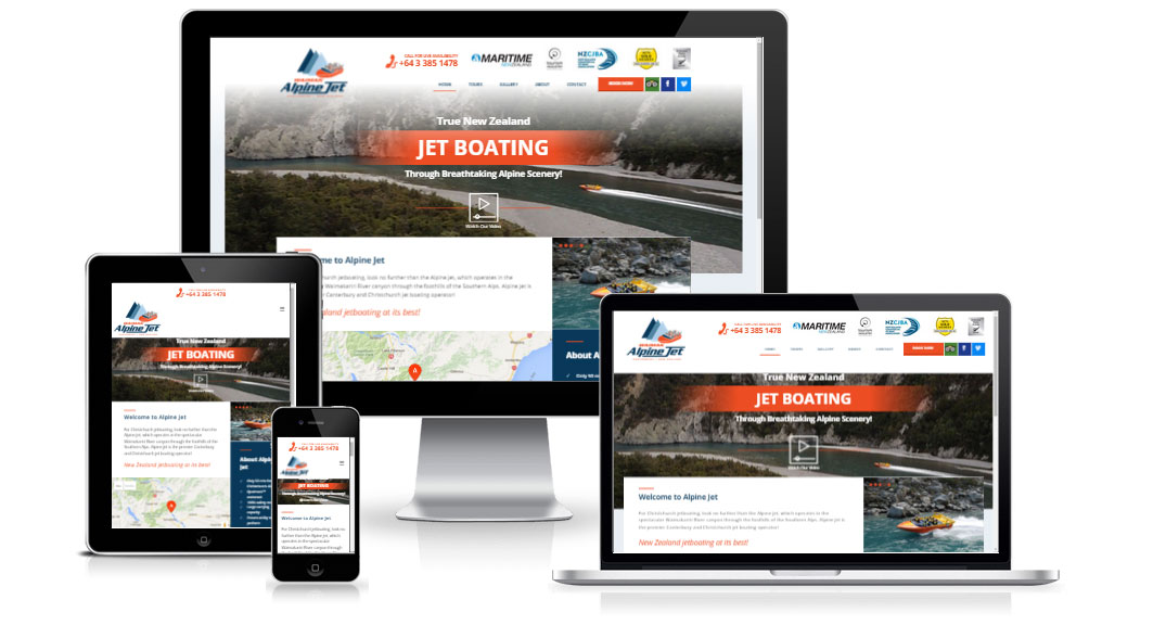 Alpine Jet website