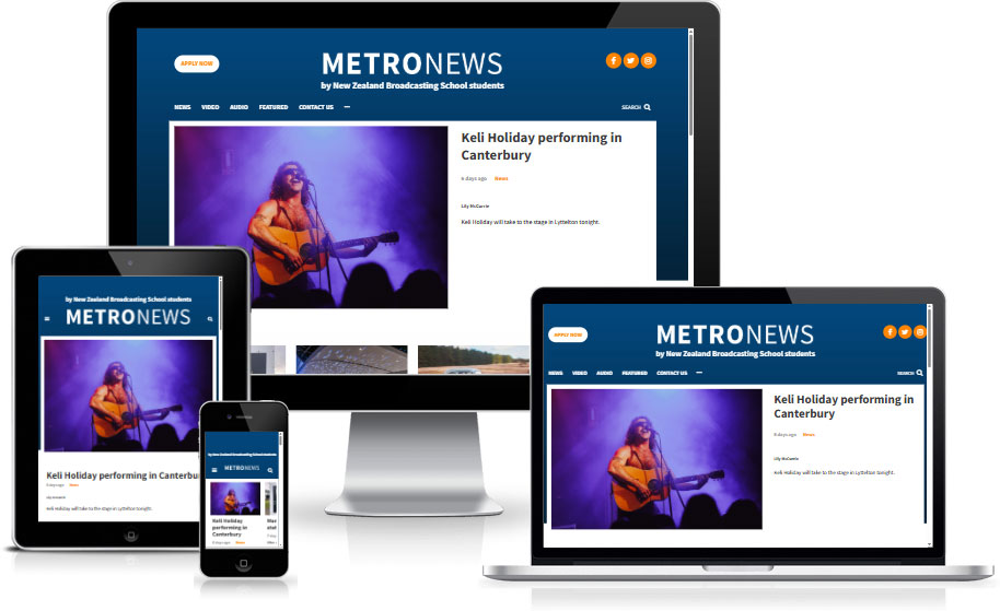 New Zealand Broadcasting School website