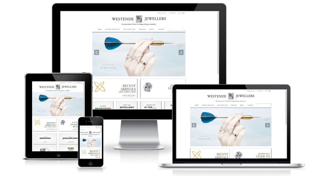 Westende Jewellers website